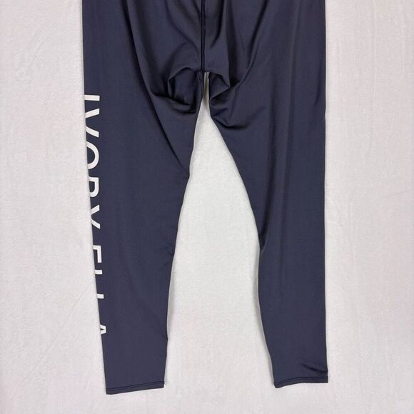 Ivory Ella Blue Leggings with Logo on Side Girl's Size Large - Picture 10 of 12